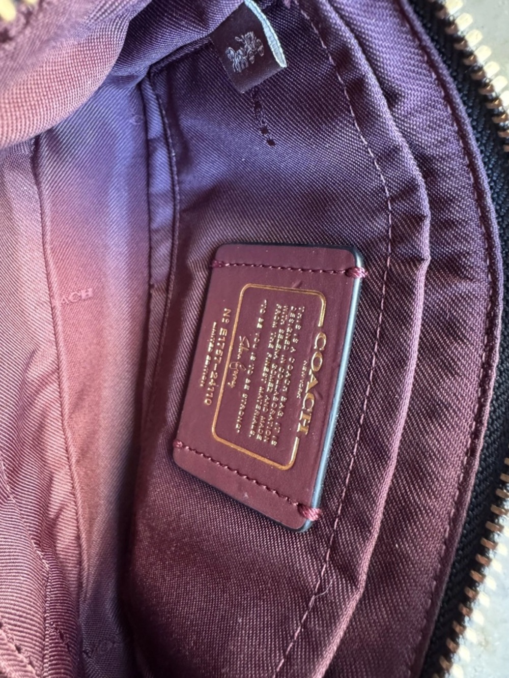 RARE Coach x Selena Gomez Nolita Leather Bag Wristlet - Picture 9 of 12